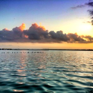 Mexico, Bacalar, Clouds