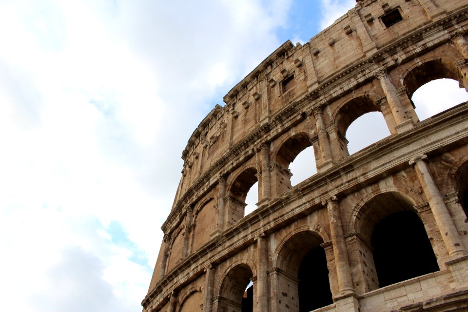 Sky, Historic, Colosseum