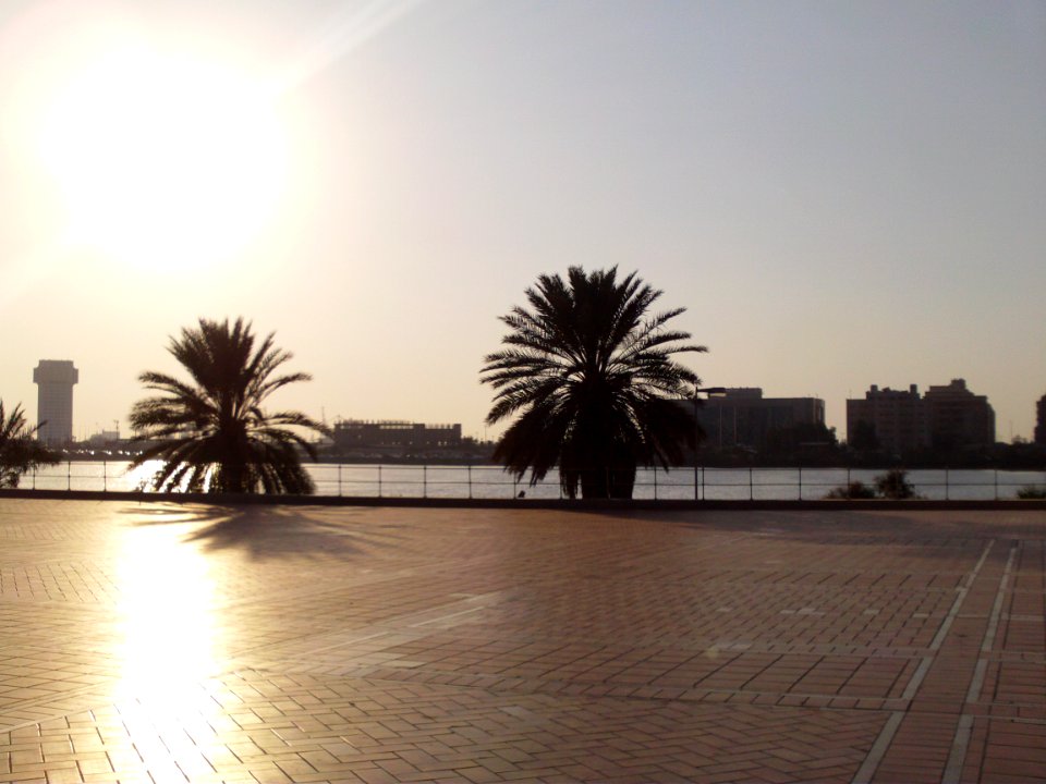 Saudi arabia, Sunset, Urban