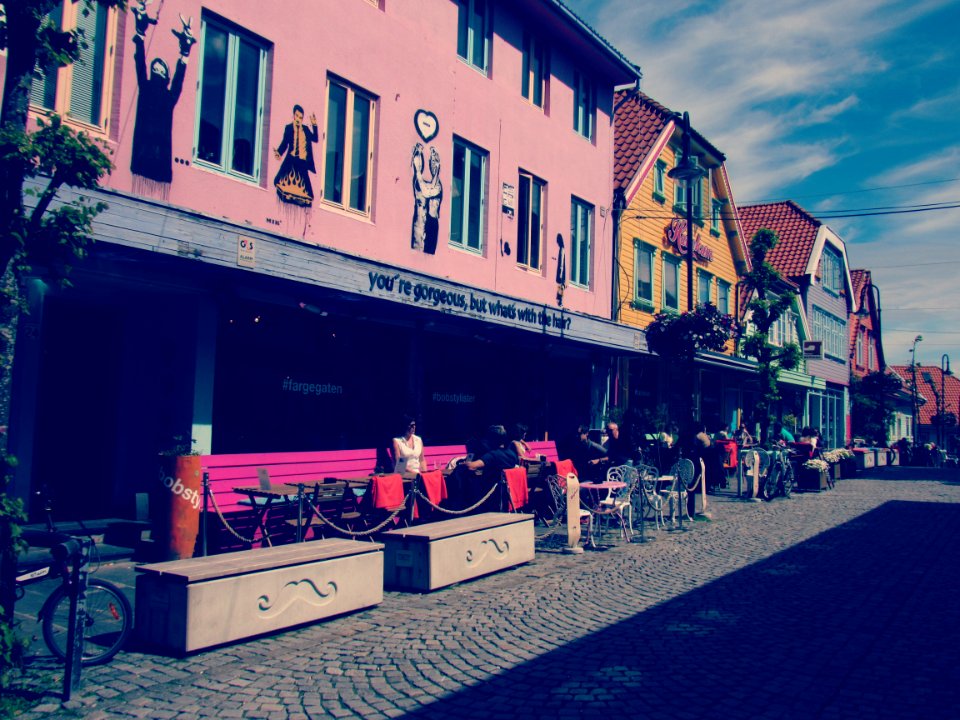 Norway, Stavanger, Chilling