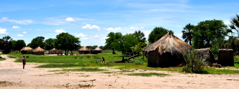 Okavango delta, Botswana, Village photo