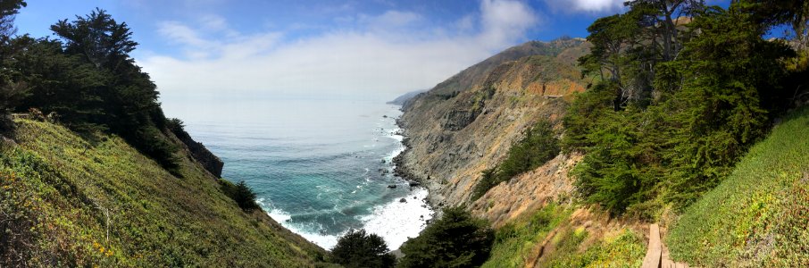 Big sur, United states, Mountain ridge photo