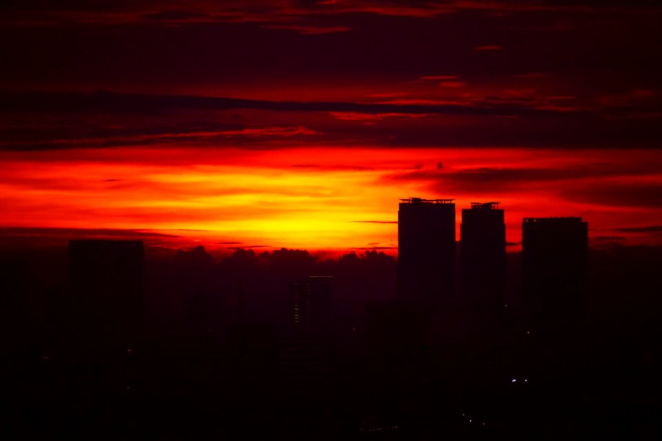 Nature, Sunset, Tempo scan tower