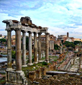 Roman forum, Roma, Italy photo