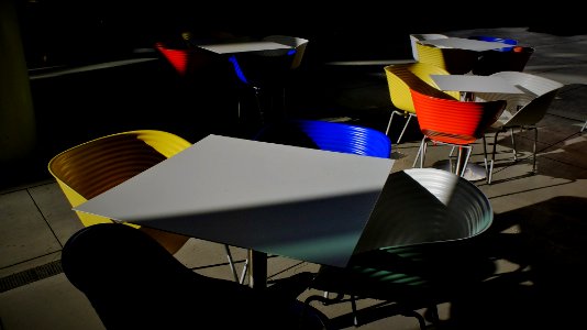 Patio chairs photo