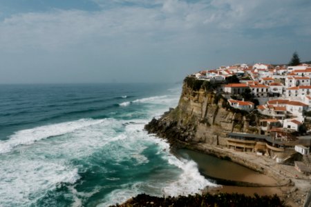 Colares, Portugal, Praia das azenhas do mar photo