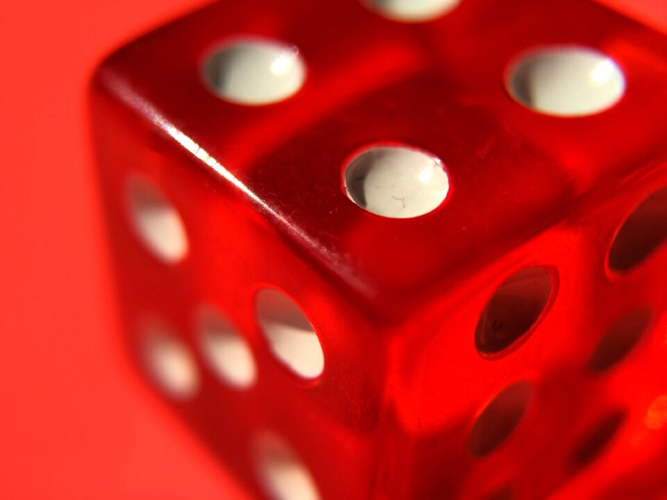 Rounded corners red dots photo