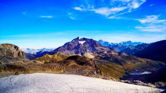 Tignes, France, Mountain range