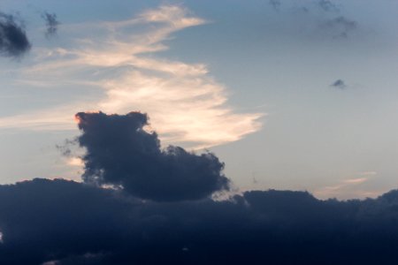 Sunset, Sky, Cloud photo