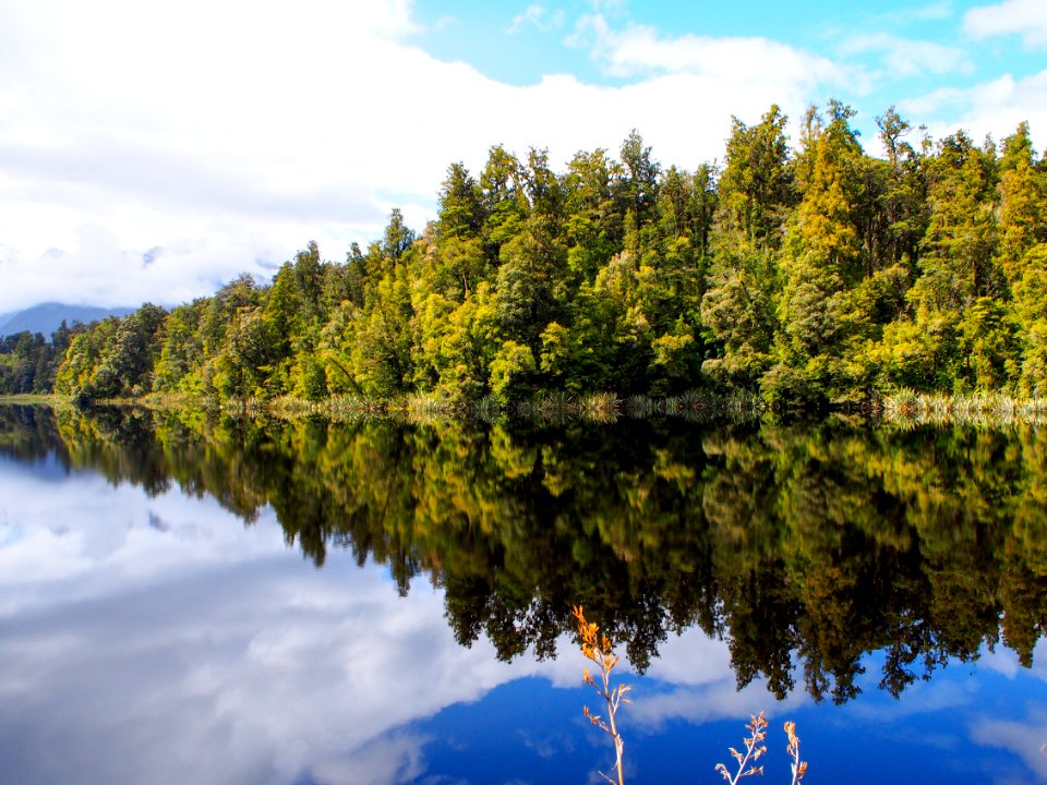 New Zealand, Mirror lakes, Fiordl