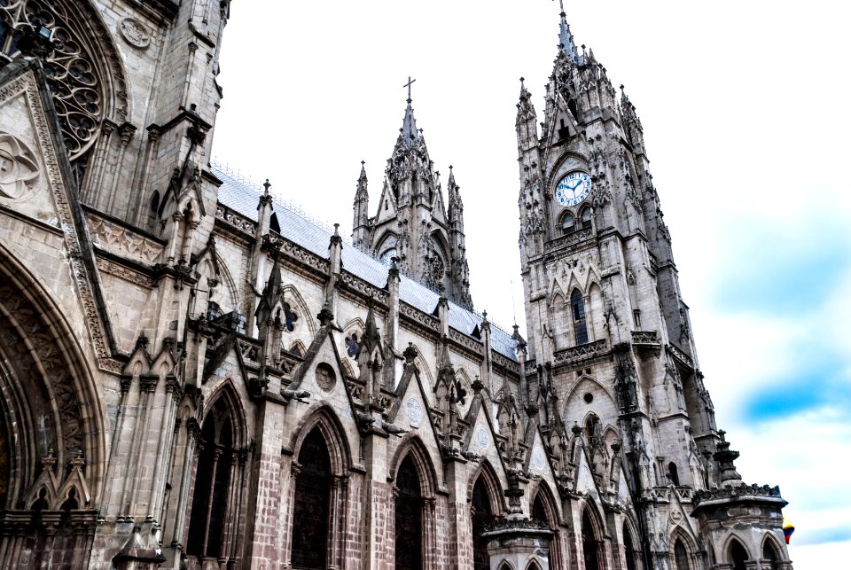 Quito, Ecuador, Basilica del voto nacional photo