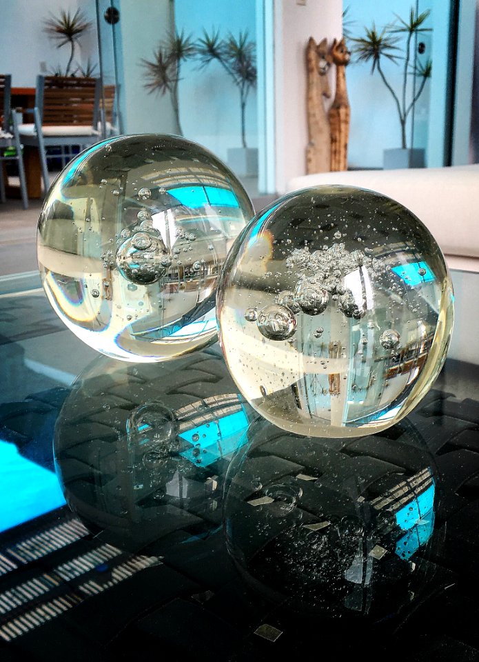 Crystal, Glass, Spheres