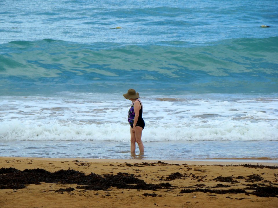 Puerto rico, Lone woman, Caribbean