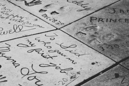 Autography, Concrete, Hollywood