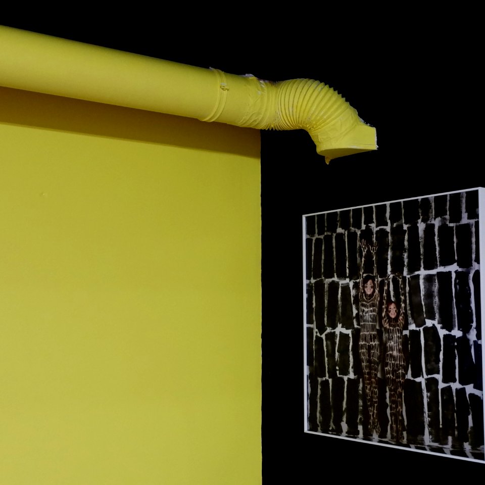 Exhibition, Yellow, Minimalist