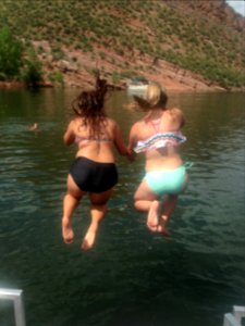 Lake, Swimming, Summer