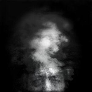 Man blur smoke photo