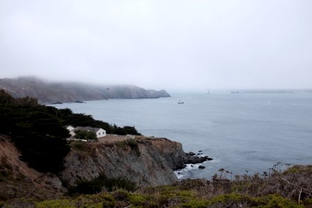 Point bonita lighthouse, Sausalito, United states photo