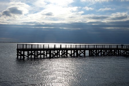 Bay, Clouds, Sky