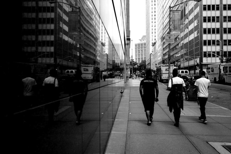 New york, United states, Black  white