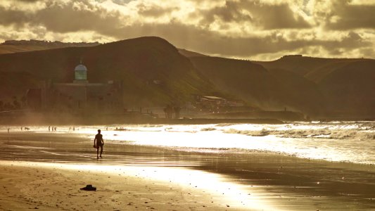 Playa de las canteras, Las palmas de gran canaria, Spain