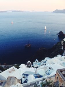 Oia, Greece, Boat