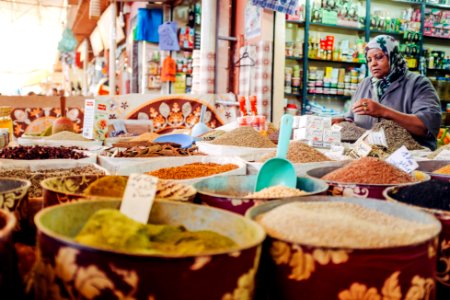 Agadir, Morocco, Spices photo