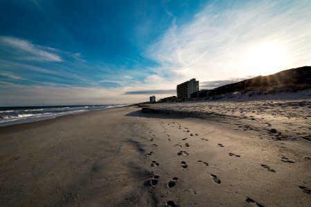 Carolina beach, United states, Footprints