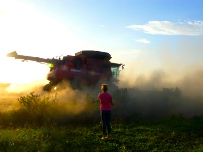 Prairie, Daughter, Dusk