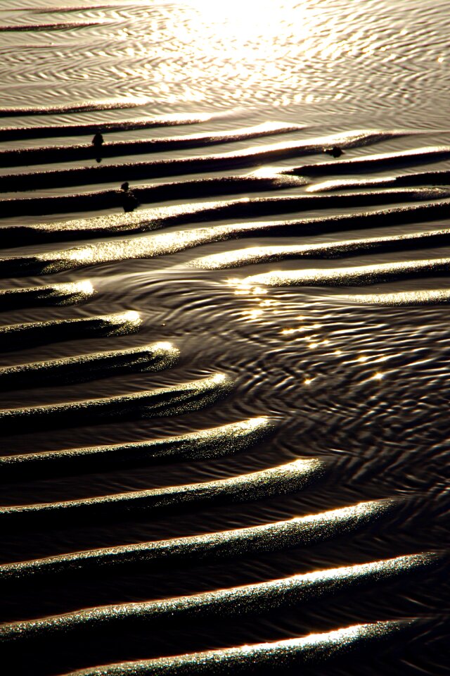 Ambience backlighting sun and sea