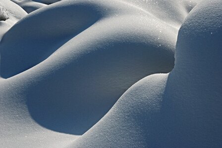 Form wintry snowy photo
