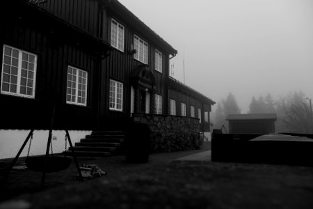 Norway, Grefsenkollen, Blackwhite photo