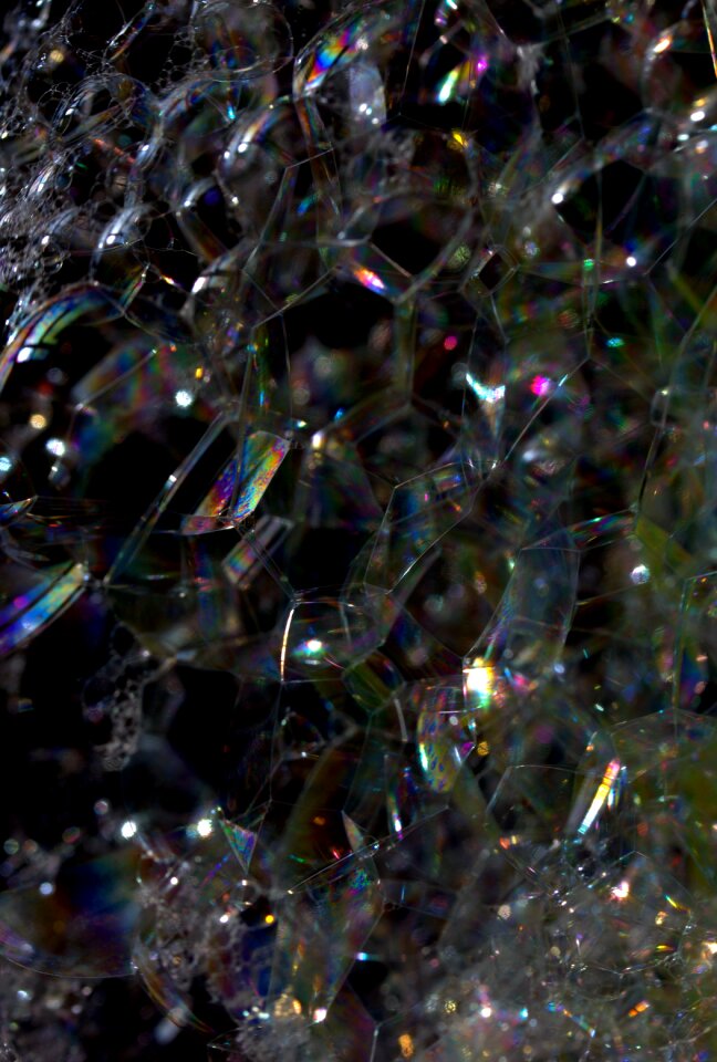 Soap balloons blow