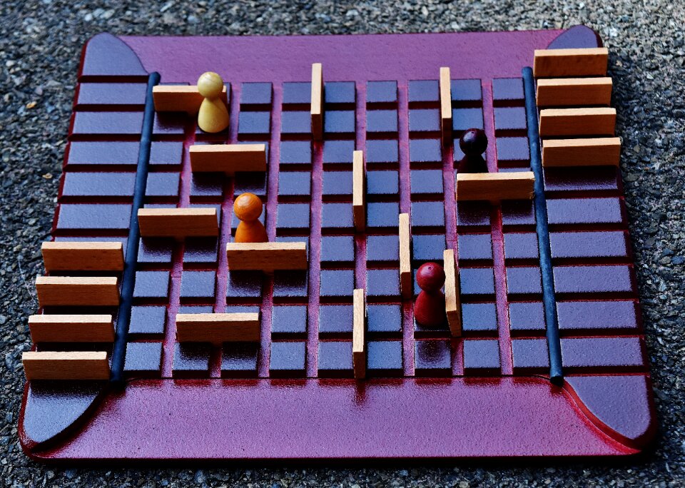 Wood board games play stone