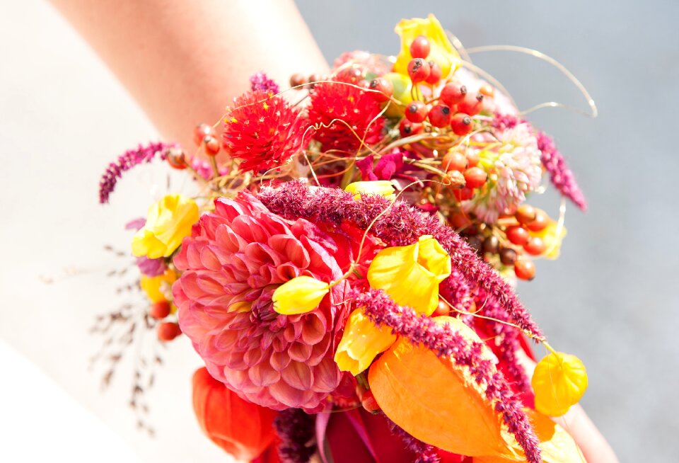 Wedding decoration decorated flowers