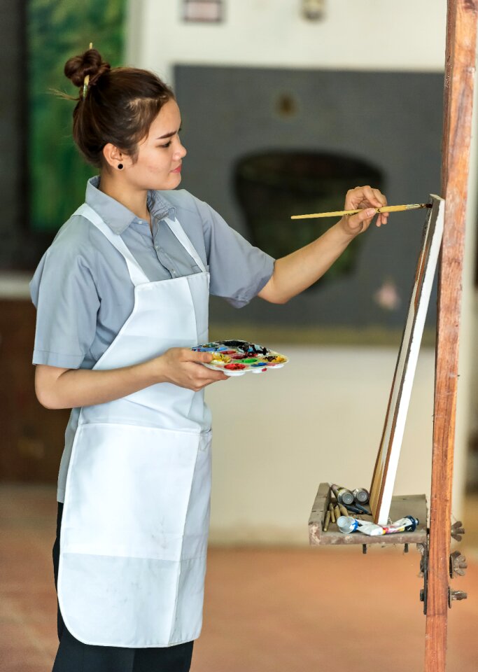 Asia brush canvas
