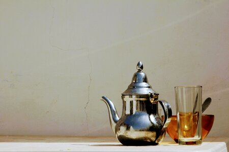 Drink teapot teacup photo