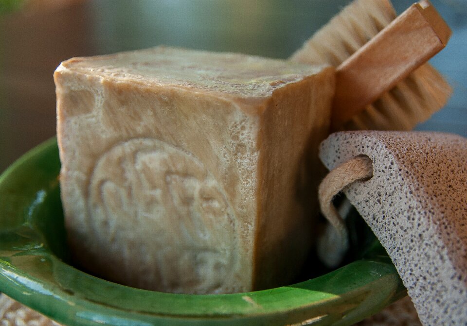 Brush pumice stone toilet