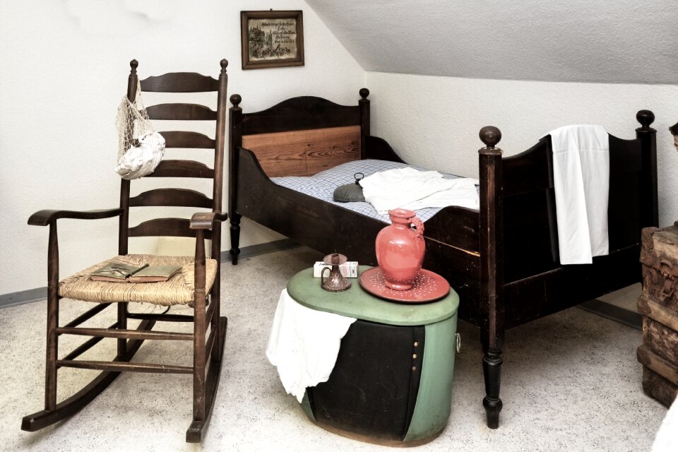 Old historically old furniture
