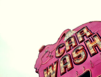 Signage pink pink elephant