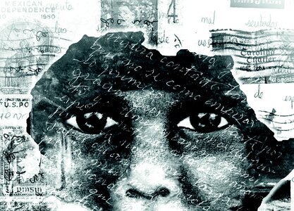 Poverty children sad