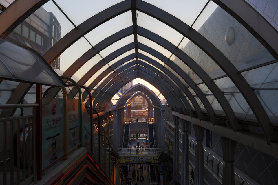 Wuhan optical valley pedestrian street building