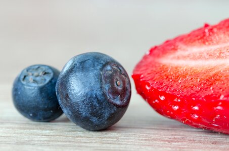 Blue blueberry fruit photo