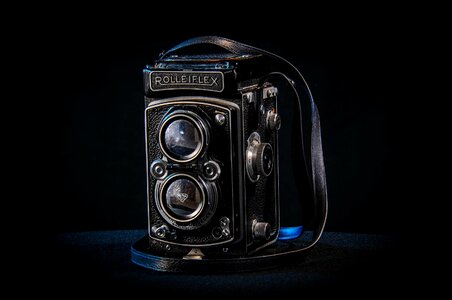 Vintage camera black technology black camera