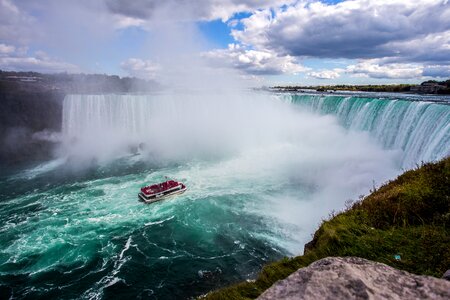 Niagara falls ship sky photo