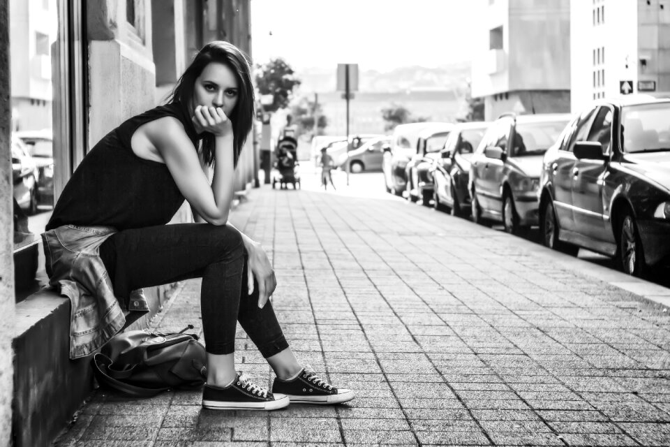 Pavement posing sidewalk