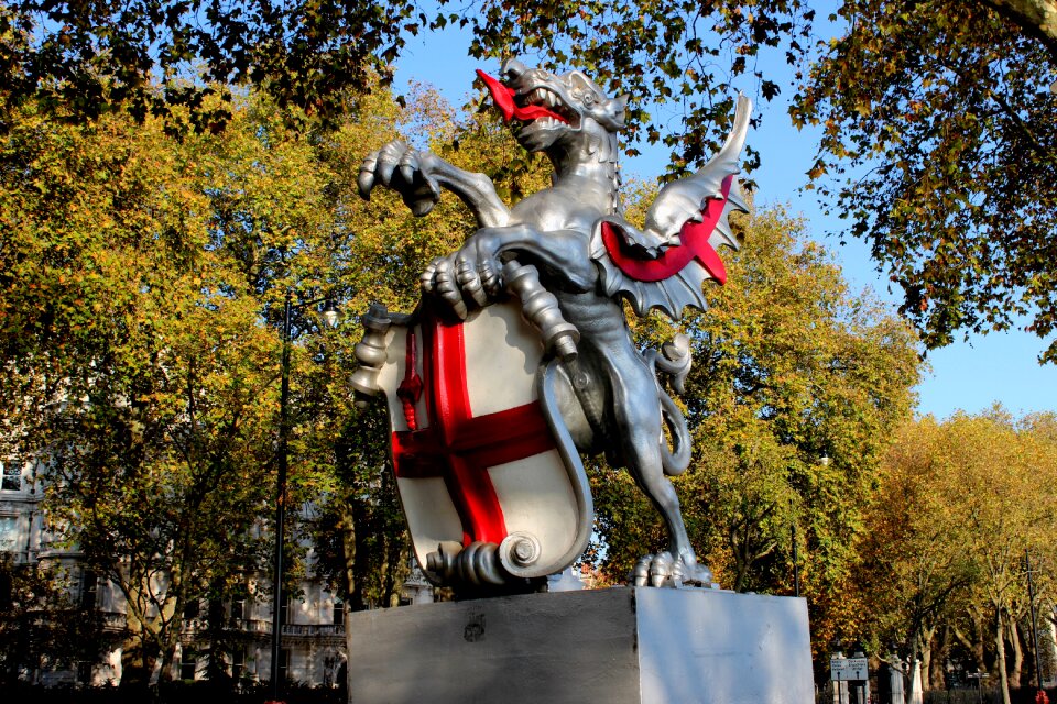 St george dragon cross