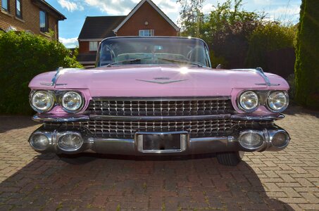 Pink cadillac cadillac classic car