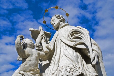 Christianity monument sand stone photo