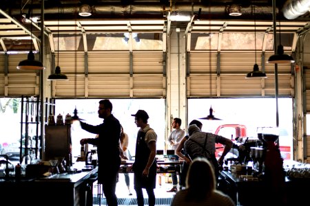 Baristas at work photo